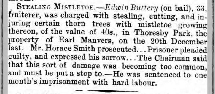 Sheffield Independent 11 Jan1870 Theft again